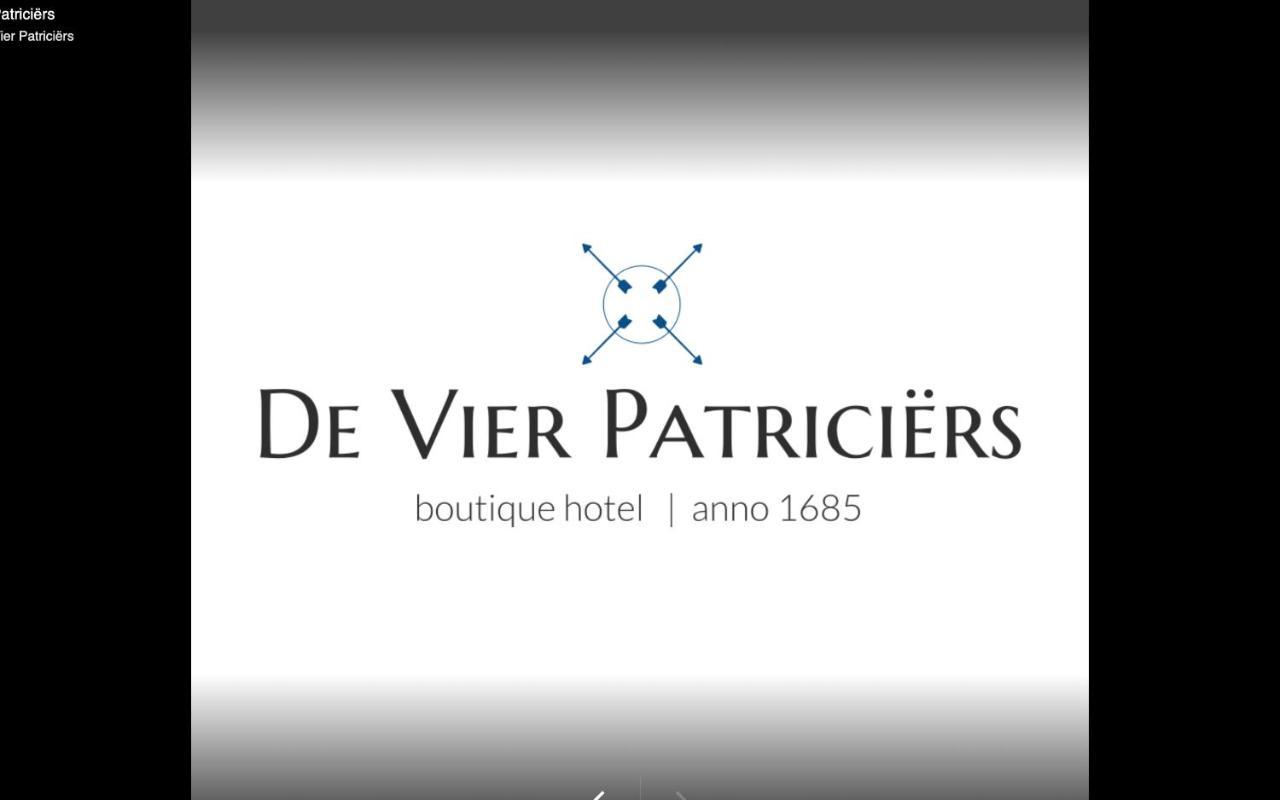 Boutique Hotel De Vier Patriciers Мідделбург Екстер'єр фото